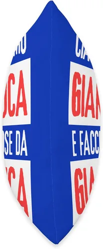 Vista 2 de Gianluca Idea Regalo Personalizzata con Nome Ciao Sono Faccio Cose Da Gianluca Personalizzato - Almohada personalizada, 16 x 16 pulgadas, multicolor