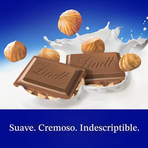 Vista 2 de Lindt CLASSIC RECETE Barra de caramelo de chocolate con leche de avellana, 4.4 onzas, paquete de 12