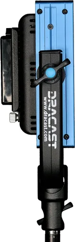 Vista 6 de Dracast Pro Series LED500 Kit de 3 luces LED de luz diurna con placas de batería de montaje en V y soportes de luz