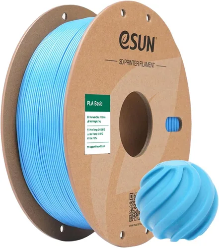 Vista 29 de eSUN Filamento PLA Basic de 0.07 in, naranja, carrete de 2.2 libras 1.anaranjado