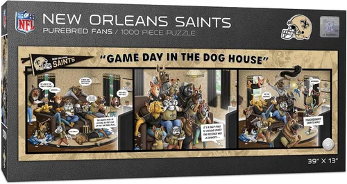 Vista 9 de YouTheFan NFL Game Day in The Dog House - Rompecabezas de 1000 piezas