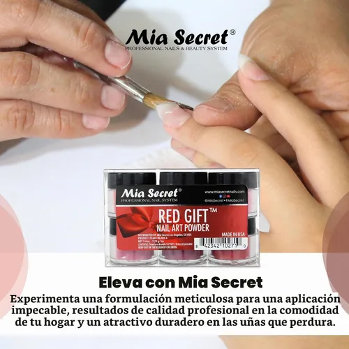 Vista 7 de Mia Secret - Colección de polvo acrílico para uñas, polímero Marry ME, 6 piezas