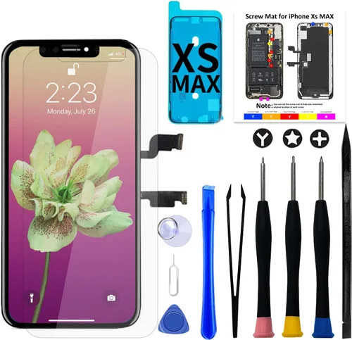 Vista 7 de Brinonac para iPhone 6s Reemplazo de pantalla negra, pantalla táctil LCD digitalizador montaje completo con herramientas de reparación completas