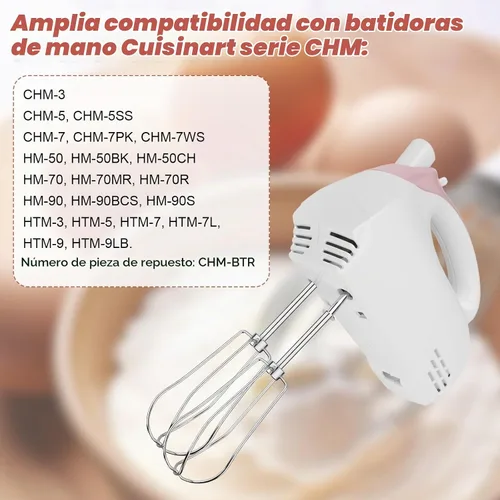 Vista 3 de 2 accesorios para batidoras de mano compatibles con Cuisinart