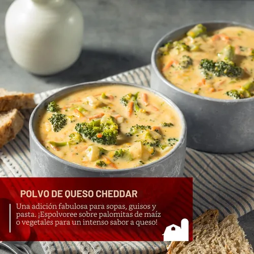 Vista 8 de Hoosier Hill Farm Gourmet - Queso cheddar en polvo