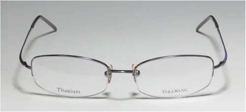 Vista 3 de Vera Wang V26 WomensLadies Designer Half-rim Titanium Allergy Free Upscale EyeglassesSpectacles