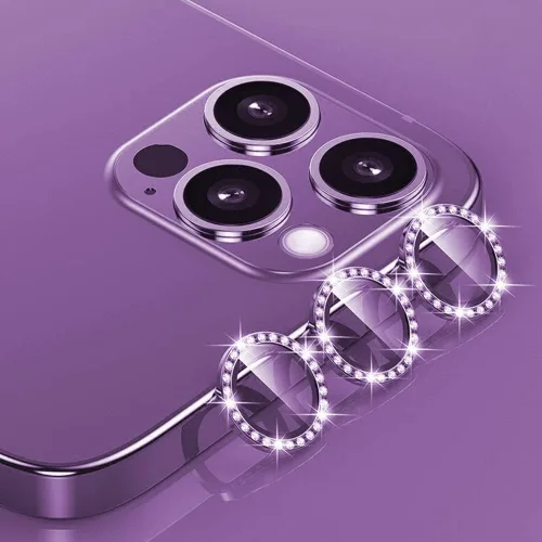 Vista 61 de Compatible con iPhone 11 Pro/11Pro Max/12 Pro Luminous Camera Lens Protector Ultra Thin Película de vidrio templado Protector de pantalla de cámara