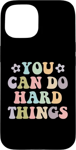 Vista 6 de Inspirational Women's Graphics - You Can Do Hard Things Case for iPhone 16