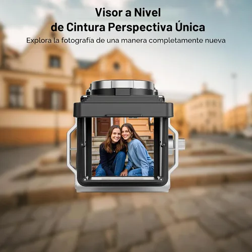 Vista 3 de CHUZHAO Mini Retro Digital Camera Vintage Point and Shoot Auto Focus Camera Negro