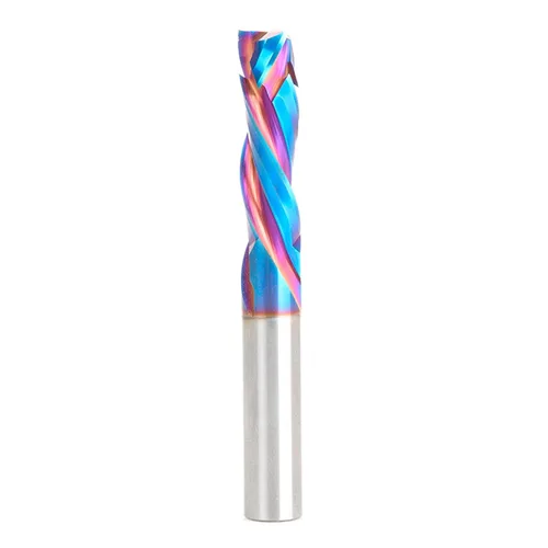 Vista 18 de Amana Tool Spektra Extreme Tool Life Recubierta - Broca de router en espiral de compresión CNC de carburo sólido recubierta, 46182-K, 1/2 D x 1 CH x