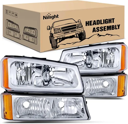 Vista 8 de Faros delanteros Nilight Silverado 2003-2006