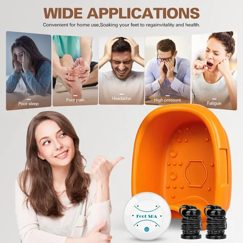 Vista 7 de Ionic Foot Bath Detox Machine - Suitable for Home Use, Home Salon-Level Spa Detox Machine, Healthy Detoxification, with Foot Bath, Array * 2