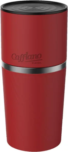 Vista 10 de Cafflano Klassic: Todo en 1, Hervidor de Goteo + Molinillo + Filtro Permanente de Acero Inoxidable + Vaso de Pared Doble, Vierte sobre, Cafetera