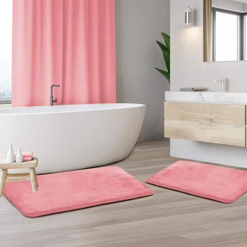Vista 152 de Clara Clark Alfombra de Baño 24" x 17" - Alfombras de Baño, Tapete de Baño de Espuma Viscoelástica, Afelpado, Acogedor, Ultra Suave, Antideslizante
