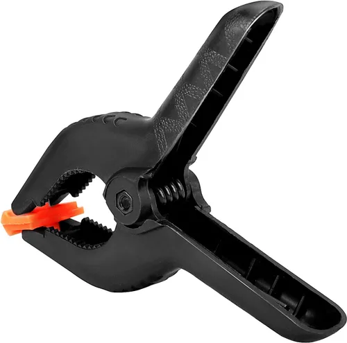 Vista 3 de ZOENHOU Juego de 20 abrazaderas de resorte de 4.5 pulgadas, clips de plástico de nailon resistente con almohadilla de mandíbula flexible y asas