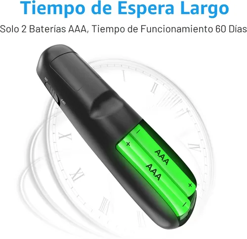 Vista 4 de Clickers de presentación para PowerPoint, clicker para presentaciones portátiles remoto, control remoto inalámbrico USB para presentador, control