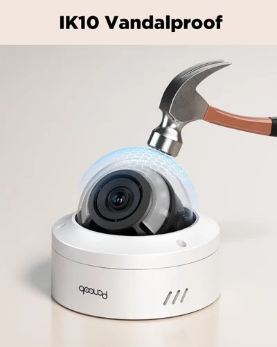 Vista 6 de Sistema de cámara de seguridad de 16 canales 4K con disco duro de 4 TB, PD54Y1216-8M