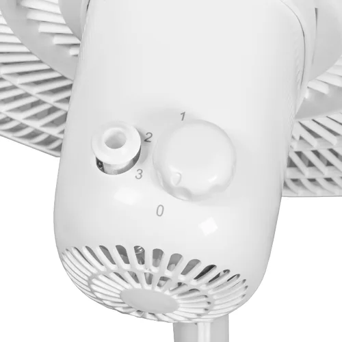 Vista 3 de Midea International Trading FS40-8JCA ventilador de pie oscilante, 3 velocidades, blanco, 16 pulgadas, Blanco