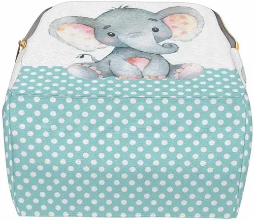 Vista 4 de MyPupSocks Personaliza tu propio bolso casual verde elefante, Multi01., Mochilas Daypack