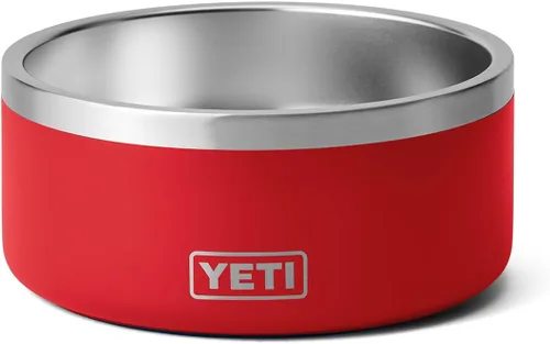 Vista 20 de YETI Boomer 8 - Tazón antideslizante y de acero inoxidable para perro, con capacidad de 64 onzas Blanco