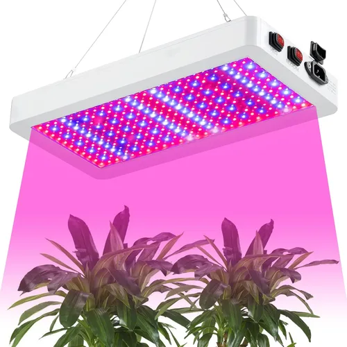 Vista 10 de B1500W Luz de Crecimiento LED para Plantas Ajustable, Las Mejores Luces de Crecimiento para Plantas de Interior de Espectro Completo, Semillas