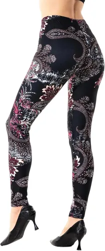 Vista 9 de Ndoobiy pantalones de yoga para mujer, pantalones de entrenamiento básicos, leggings impresos, leggings suaves y mantecosos Un juego