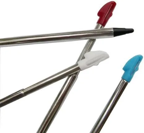 Vista 2 de OSTENT Adjustable Metal Game Touch Stylus Pen for Nintendo 3DSLLXL Console Pack of 4
