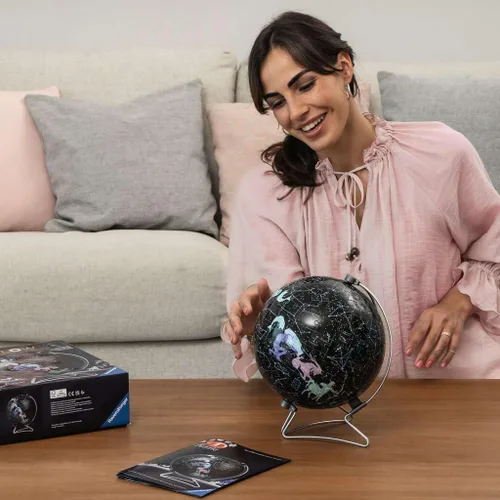 Vista 7 de Ravensburger Rompecabezas 11544 - Lóbulo de estrellas con edición que brilla en la oscuridad: rompecabezas 3D de 180 piezas para niños 11544