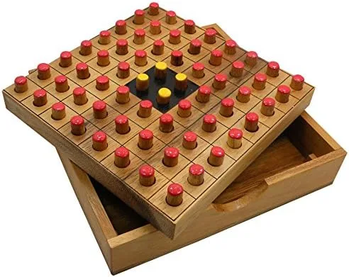 Vista 3 de Winshare Puzzles and Games Othello/Reversi - Juego de estrategia de madera tamaño viaje
