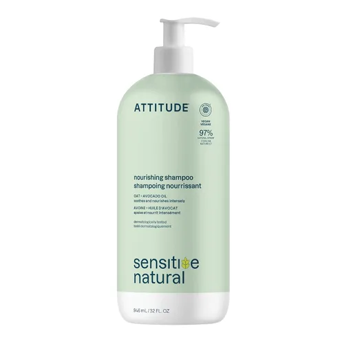 Vista 12 de ATTITUDE Champú para el cabello para cuero cabelludo seco sensible, verificado por EWG, avena calmante, protege el color, ingredientes derivados