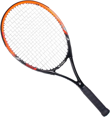 Vista 6 de KEVENZ Raqueta de tenis para adultos, raqueta de tenis de fibra de carbono con bolsa de transporte, peso ligero y resistente a los golpes
