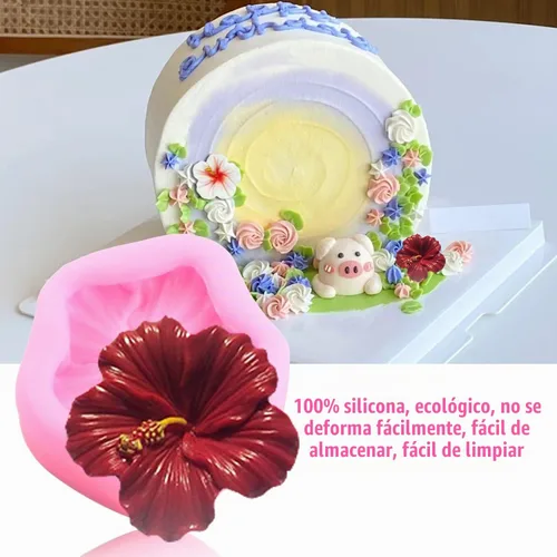 Vista 3 de ZiXiang Moldes de silicona para orquídeas, hibisco, cala, lirio, fondant Estilo a