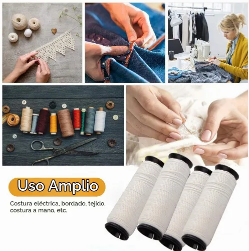 Vista 4 de Removedor de vello facial corporal eléctrico Surface Device Defeatherer Dispositivo con hilo de algodón depiladora recargable para señoras