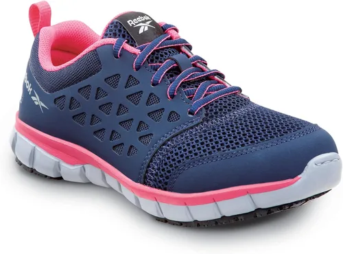Vista 2 de Reebok Work Sublite Cushion Work Womens Athletic Style MaxTrax Slip Resistant Soft Toe Work Shoe