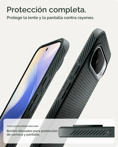 Vista 6 de Spigen Funda para Pixel 10 Pro XL, Liquid Air MagFit (2025) [diseñada para Pixelsnap, compatible con accesorios MagSafe] - Verde abismo Abyss Verde