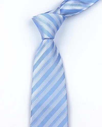 Vista 138 de Secdtie Corbata clásica de seda tejida jacquard a rayas para hombre