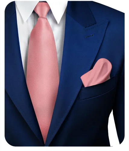 Vista 47 de Juego de corbata de satén sólido y pañuelo de bolsillo para hombre, conjunto de corbata a juego para hombre Ámbar