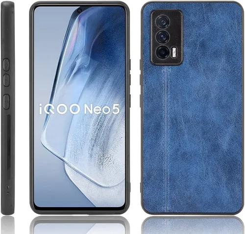 Vista 12 de Funda para Vivo iQOO Z1x 5G, funda para Vivo iQOO Z1x 5G Funda de piel sintética con funda 3 en 1, color azul