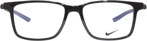 Vista 2 de Nike 7145 004 Gafas de los hombres Negro Llena Llena Rectángulo Forma 2.087 in, Negro