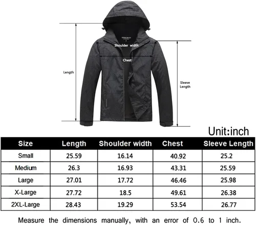 Vista 5 de Chubasquero impermeable para mujer con capucha ligero cortavientos para senderismo