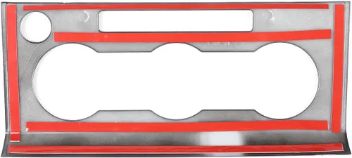 Vista 6 de YIWANG Cubierta de panel de ventilación de aire acondicionado ABS cromado para consola de automóvil Land Rover Discovery 5 LR5 L462 2017-2020