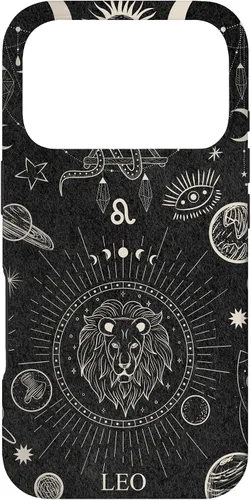 Vista 30 de Galaxy Zodiac Sign Astrological Celestial Aesthetic Leo Case for iPhone 17