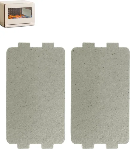 Vista 9 de 2 piezas de cubierta de guía de ondas, hoja de mica universal para horno microondas, corte a medida, 108 mm x 99 mm
