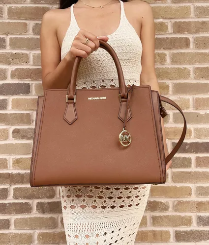 Vista 2 de Hope - Bolso grande de cuero Saffiano Equipaje