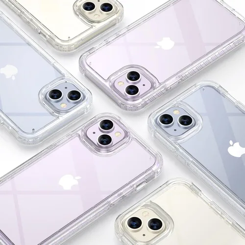 Vista 498 de DIACLARA - Funda transparente compatible con iPhone XR 6.1 pulgadas 2018