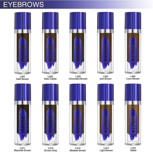 Vista 6 de CHUSE Pigmentos de cejas PMU 0.35oz/0.3 fl oz (L202 café oscuro)