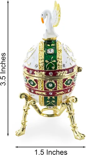 Vista 3 de BestPysanky 1898 Pelican Royal Imperial Huevo de Pascua