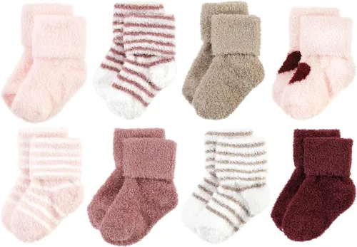 Vista 81 de Hudson Baby - Calcetines de algodón para bebés recién nacidos y Terry para niñas bebés