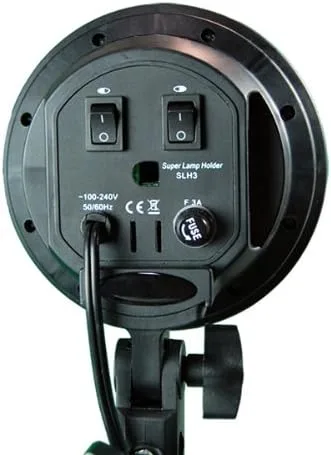 Vista 3 de ePhoto H604SB2 - Kit de iluminación para el cabello con soporte para cámara fotográfica continua de 3200 vatios