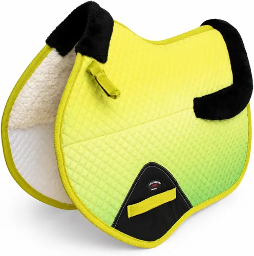 Vista 8 de CHALLENGER English Contoured Quilted All-Purpose Close Contact Trail Saddle Pad Ombre 72170-175Ombre